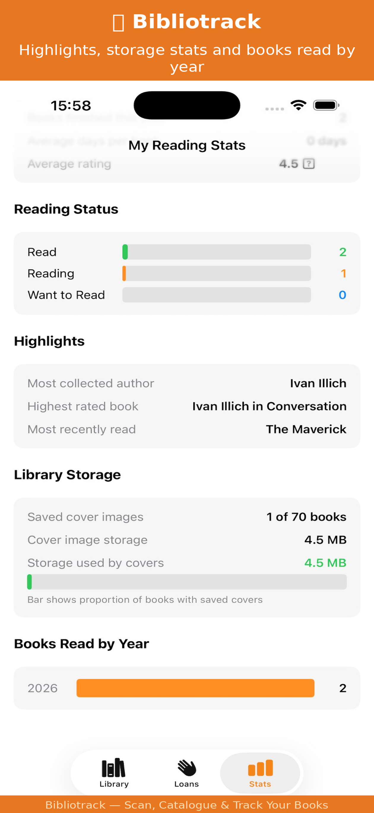 Bibliotrack reading highlights